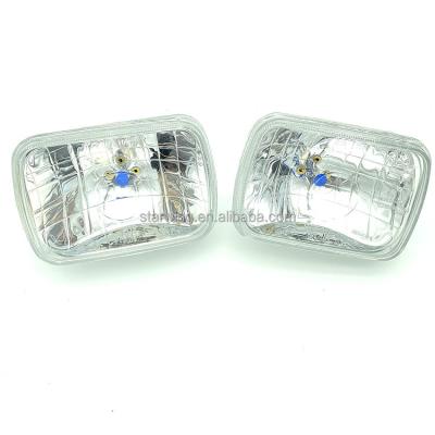 China High Quality 7inch H6052 Rectangular Glass / Halogen Bulb Factory Sealed Beam With Halogen Bulb for sale