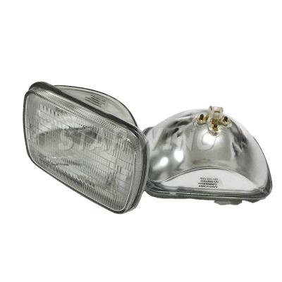 China Halogen Type 5x7 Glass Bulb / Halogen Size 7 Inch Square Headlight For Truck And Tractor for sale