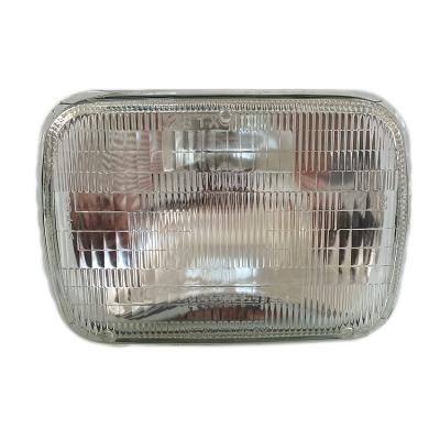 China Glass / Filament Factory Directly Selling 7 Inch Square 6052 Sealed Beam For Filament Headlight Tungsten for sale