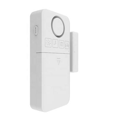 China Home Security Reminder Battery Low Sensor Alarm Alert Device Magnetic Wireless Burglar Alarm Door Window Open Door Detector for sale