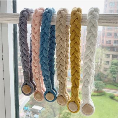 China Creative Magnetic Polyester Rope Curtain Rope Wholesale Decorative Accessories Buckle Magnetic Buckle for sale