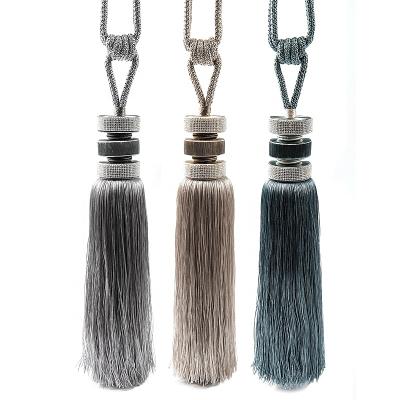 China Quality Minimalist Bedroom Curtain Ball Curtain Buckle Strap Tassel Decoration Hanging Accessories for sale