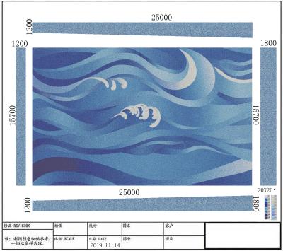 China Hot Selling Blue Wave Pattern Parquet Glass Slab For Swimming Pool Mosaic for sale