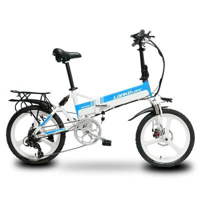 China Mauntain Bike Warehouse Max Black White Motor Frame Power Battery Electric Bike European Foldable Electric Bicycle 400w 13ah Tire Wholesale for sale