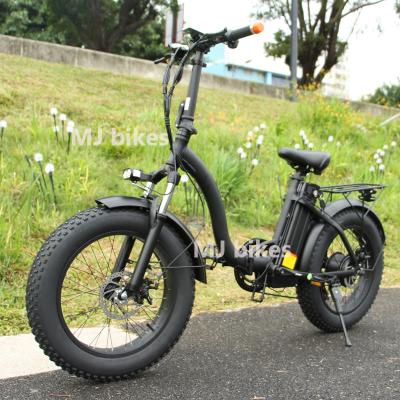 China Hybrid Fashion/Cheap Price Foldable/Sport 20 Inch Fat Tire Mountain Hybrid Bicycle 500W Motor Folding Electric Bike for sale