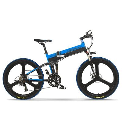 China WHOLESALE PRICE standard Lankeleisi 26 inch electric foldable bike MTB 400w 10ah lithium battery for MEN for sale