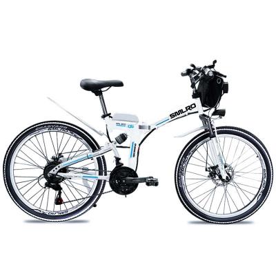 China Standard powerful ELECTRIC FOLDING BIKE 1000W 10AH 48V motor 26 inch tire ebike 21 speed for sale