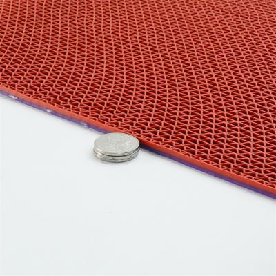 China Washable Factory Prices square 100% drainage water bathing area non-slip pvc bath antislip s mat set for sale