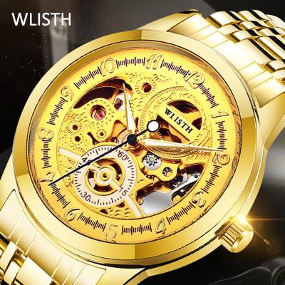 China Luxury Waterproof Sports Reloj Hombre Stainless Steel Wristwatch Men Watches Gold Waterproof Automatic Mechanical Brand Watch Men WLISTH for sale