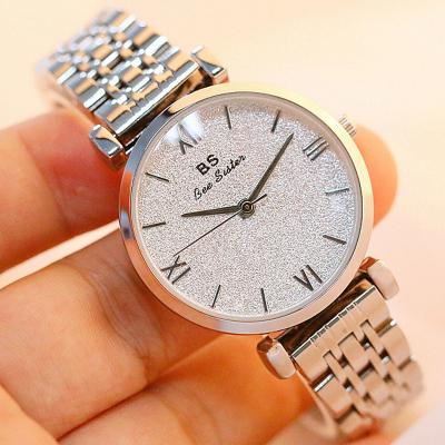 China BS 2021 Waterproof Brand Ladies Watches High End Solid Steel Belt With Watch Luxury Women Fashion Quartz Watch Christmas Gifts For Adults for sale