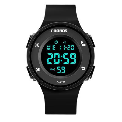 China Automatic Date 50M Waterproof Men Sports Digital Watches Dual LED Display Quartz Analog-Digital Electronic Wristwatches Swimming Military Watch for sale