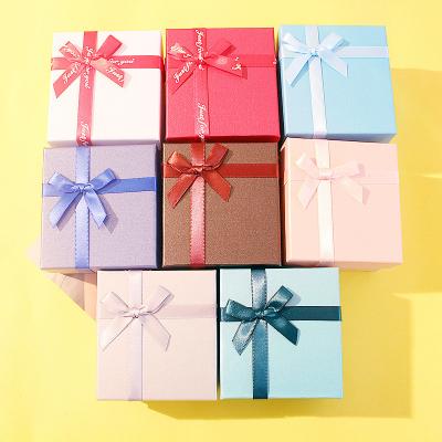 China Red Blue Pink Bowknot Watch Case Multicolor Best Box Paper Gift Box For Bangle Bracelet Jewelry Watch Boxes Container reloj de caja for sale