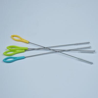 China 2019 Sustainable Factory Wholesale Rotating Stainless Steel Brushes For Cleaning Straws for sale