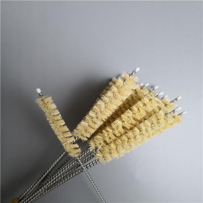 China 2019 Sustainable Best Price Industrial Stainless Steel Sisal Brush Small Scrub Brush for sale