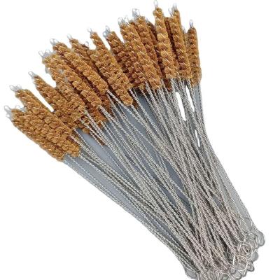 China Eco-Friendly Sustainable Coconut Straw Cleaner Brush For Bamboo Drinking Straws for sale