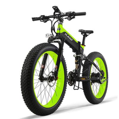 China Fat Tire Aluminum Alloy Fashion Folding Variable Speed ​​Mountain Electric Bicycle for sale