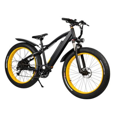 China Direct Wholesale Hybrid Bike Aluminum Alloy 48v 10.4ah Lithium Battery Fat Electric Moped City Ebike for sale