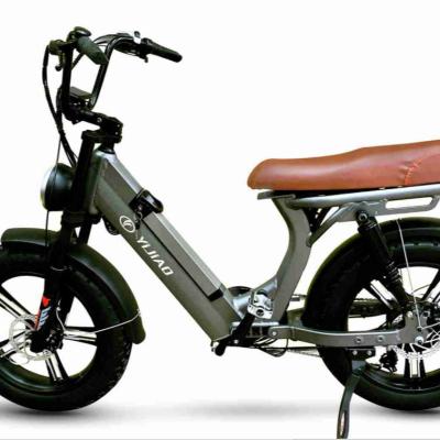 China 2021 48V fat tire 20 inch variable speed road mode aluminum alloy electric bicycle for sale