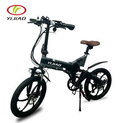 China 2021Hot Sale Aluminum Alloy Fashion Folding Speed ​​Variable City Electric Bicycle for sale