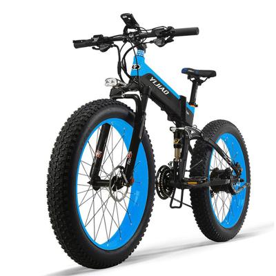 China Aluminum alloy 1000w ebike fat tire variable speed mtb ebik fashion folding for sale