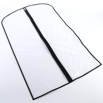 China Recyclable Cheap Transparent Waterproof EVA Suit Cover Garment Bag For Suits Dust Proof for sale