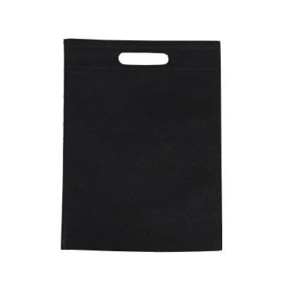 China Factory direct sale folding non woven recycled promotional 80g shopping bag with die cut handle for sale