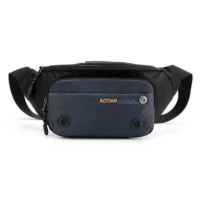 China Fashion logo factory custom made waist sports waist bag men's running phone bag for sale