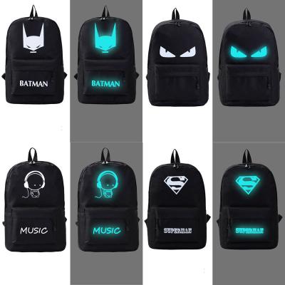 China Glow In The Dark Fashion Glow In The Dark Galaxy Backpack, Laptop Bag Shoulder Day Pack Handbag For Boys, Girls, Men, Women, Teens for sale