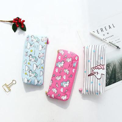 China Schools & Offices Simple Style Printing Logo Pencil Case Custom Made for sale