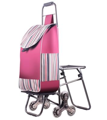 China Wholesale High Quality Folding Stair Climbing Shopping Trolley Foldable Bag for sale