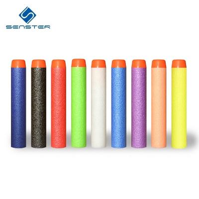 China Eco - Friendly Multiple Colors Refill Darts Foam Bullets For N War Gun Party for sale