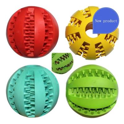 China Dogs Sell Like Hot Cakes Pet Large Size Toy Rubber Ball To Train Slow Feeding Dog Treat Tooth Cleaning for sale