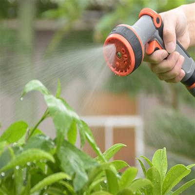 China Variable Flow Control 8-Pattern Hand Flow Regulating Sprayer Nozzles Watering Spray Gun for sale