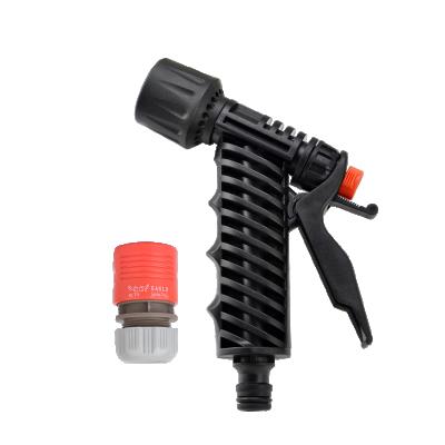 China New Arrival Car Wash Hose High Quality Soft Spout Handle Portable Plastic Spray Water Gun for sale