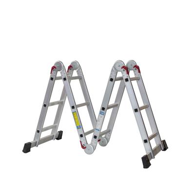 China Folding Ladders Six-Joint Multi Purpose Aluminum Ladder Hot Selling Durable High Quality Aluminum Ladder for sale