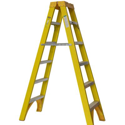 China Hot Selling Aluminum Folding Ladders Non-Slip Step Ladder Six-Joint Stairs Step Folding Aluminum Ladder for sale