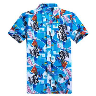 China Anti-Wrinkle 2020 Wholesale Hot Sale Mens Summer Clothing Shirts Short Sleeve Designer Fun Hawaiian Shirt Vintage Mens Shirts for sale