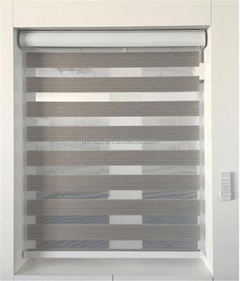 China Anti-UV Wholesale Zebra Shades And Blinds Zebra Motorized Blinds Manufacturer for sale