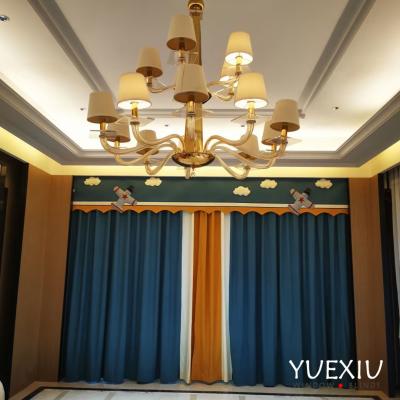 China Vertical Blinds Curtains High Quality Polyester Sheer Decoration Teens For Living Room Ready Made for sale