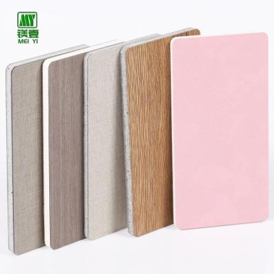 China HPL Wood Grain Surface Decorative Laminated MgO Board For Hotel Wall Panel for sale