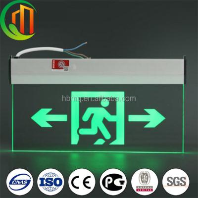 China Commercial Exit Sign Light 2018 New LED Exit Sign Emergency Light For Sale for sale