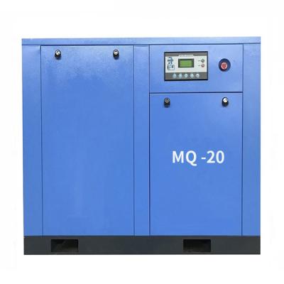 China 20HP Lubricated Silent Screw Air Compressor for sale