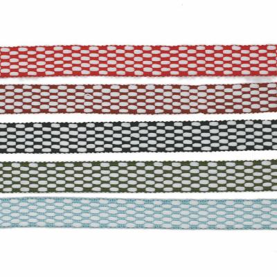 China Handbag Strap Elastic Belt Recycled Polyester Webbing Trims for sale