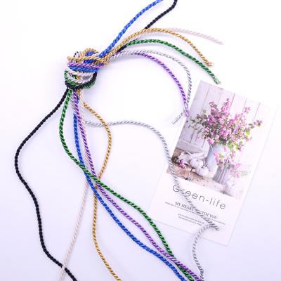 China Sustainable New Style Garment Accessories Tie Rope Cord Elastic Rope for sale