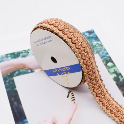 China Customized 2.2cm High Tenacity Crochet Trimming Polyester Braided Trim for sale