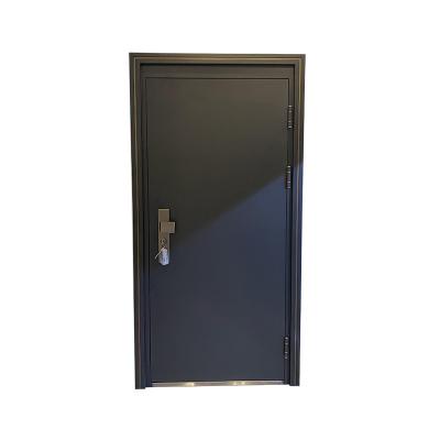 China bulletproof security door leaf security door cold rolled steel made in china swing modern anti-theft entry doors for sale