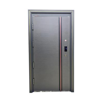 China Bulletproof Favorable Price Customize Design Security Steel Door Residential Modern Steel Security Door for sale