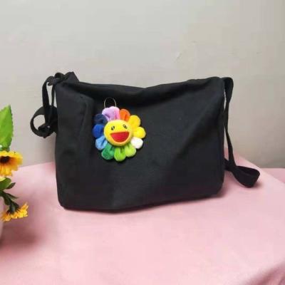 China Cloth Cartoon Canvas Sling Shoulder Chest Messenger Tote Travel Handbag Bag Pendant for sale