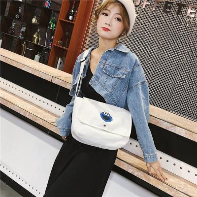 China Colorful Bride Tote Fanny Waist Bag Multifunctional Cartoon Canvas Cotton Women Girls Ladies Cotton Shopping for sale