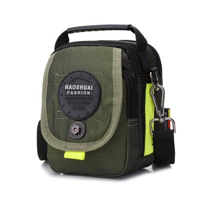 China Multifunctional Army Green Camouflage Outdoor Waterproof Walking Men's Tactical Shoulder Chest Sling Bag Small for sale